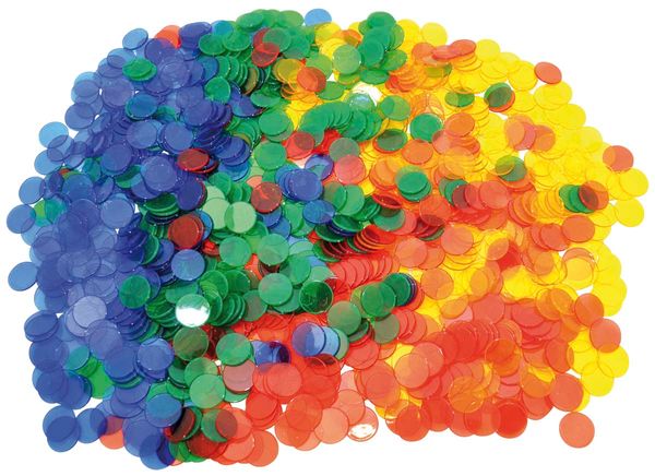 confetti,  discs, colorful, party decor, sequins