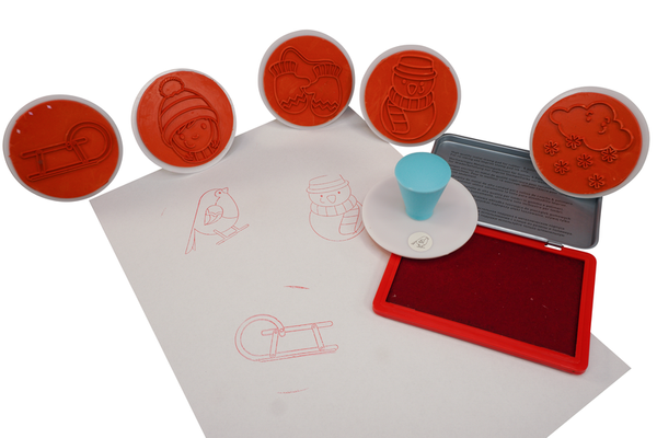 Riesenstempel Winter-Motive, 6 tlg. Riesenstempel Winter-Motive, 6 tlg.