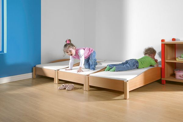 Kinderbett, Kinderbettwäsche, Holzbett, Kojenbett, Matratzenlagerung