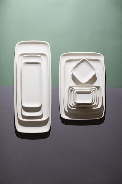 ID Fine Quadro white Rechteckplatte, 18 cm