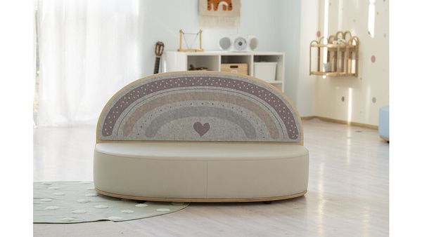 BETZOLD Kinder-Akustiksofa Regenbogen, Sitzhöhe 28 cm, Ausführung wählbar
