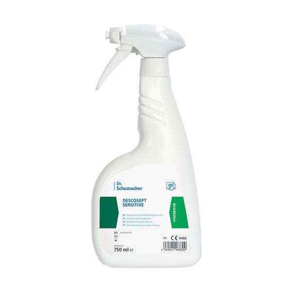 DR. SCHUMACHER Descosept sensitiv, Flächendesinfektion, Sprühflasche, VAH zert., 750 ml