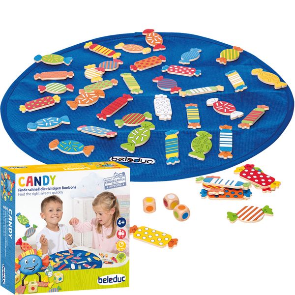 Lernspiel Candy, 1 - 8 Spieler, ab 4 Jahre, Spieldauer 15 Minuten Lernspiel Candy, 1 - 8 Spieler, ab 4 Jahre, Spieldauer 15 Minuten