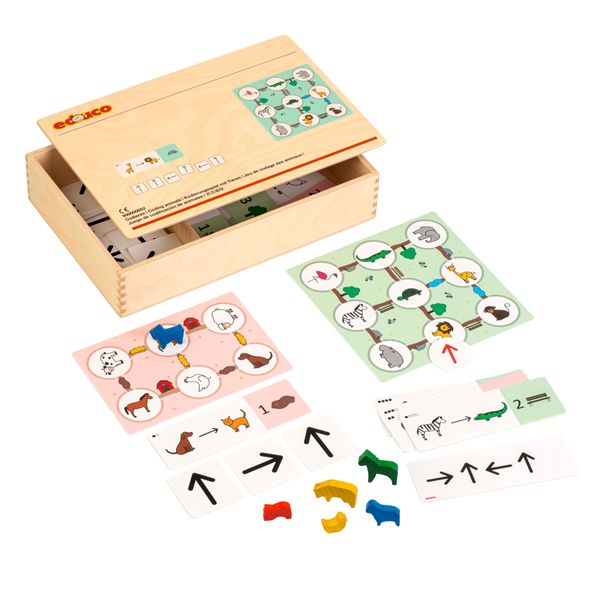 EDUCO Kodierungsspiel mit Tieren, ab 5 Jahre EDUCO Kodierungsspiel mit Tieren, ab 5 Jahre