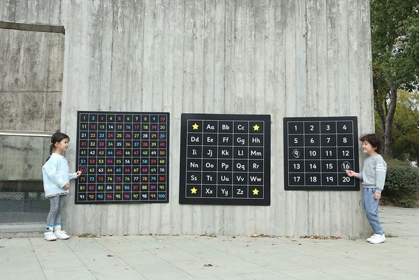 Outdoor-Kreidetafel "Zahlen 1-100"