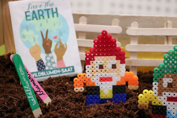 Bügelperlen Nachfüllpackung, 10 Farben gemischt, 10.000 Stück Bügelperlen Nachfüllpackung, 10 Farben gemischt, 10.000 Stück