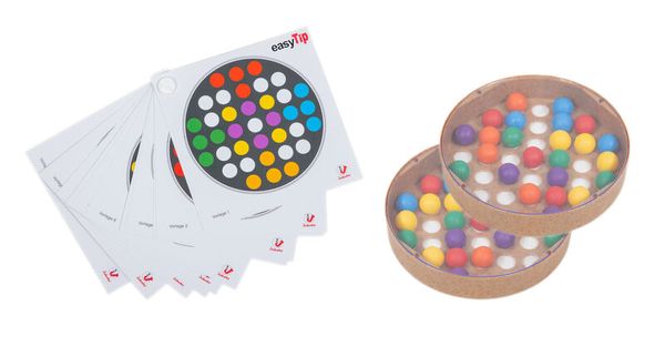 farbig discs, Punktespiel, Brettspiel, Farbpunkte, Spielkarten