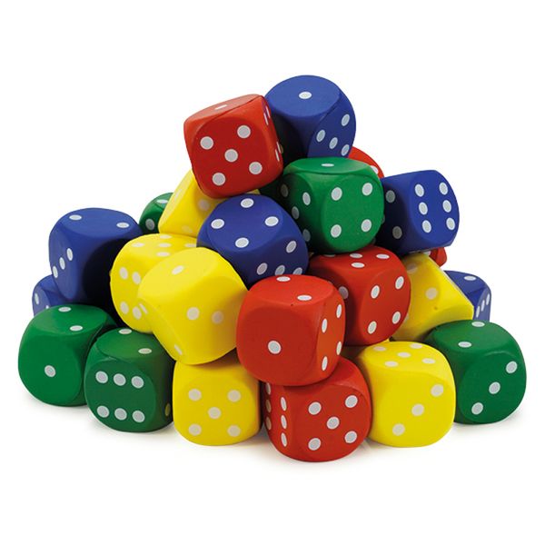 Flüster-Würfel mit Augen, 4x4 cm, 36-tlg. in Dose Flüster-Würfel mit Augen, 4x4 cm, 36-tlg. in Dose