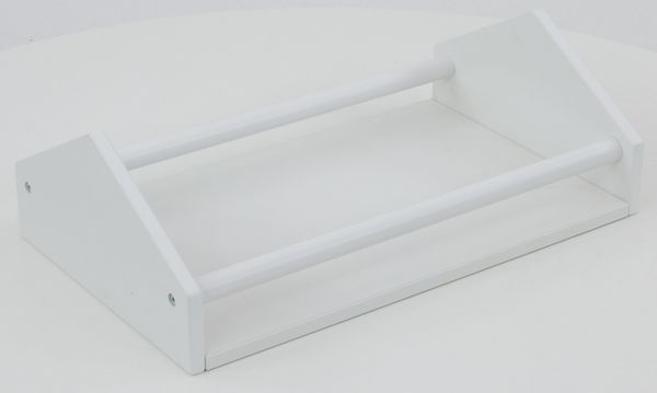 Holzregal, Regalträger, zweigeschossig, weiß, Aufbewahrung