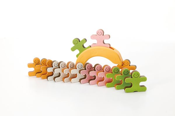 Holzspielzeug, Kinderfiguren, Bausteine, Holzfiguren, Farbenspiel
