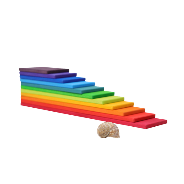 GRIMM´S Regenbogen Bauplatten, 11-tlg., ab 2 Jahre