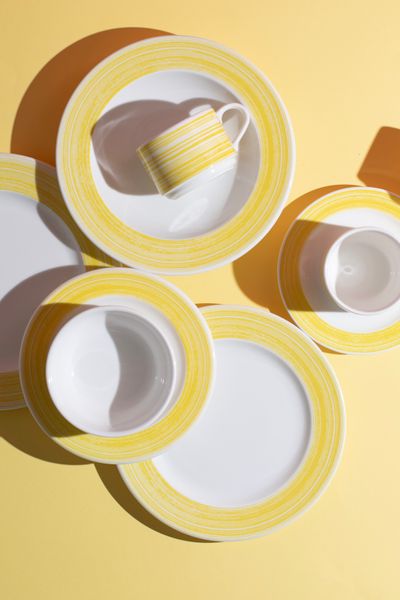 Fresh Color Teller tief 23 cm, 12 Stück, Farbe wählbar