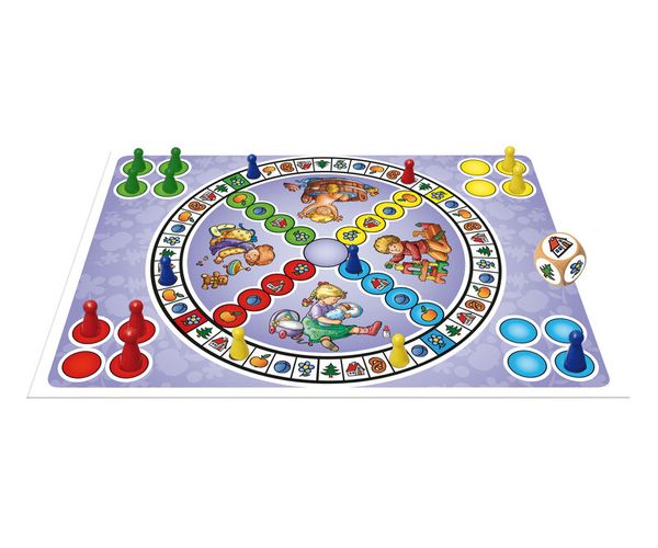 brettspiel, spielbrett, würfel, spielfiguren, spinner