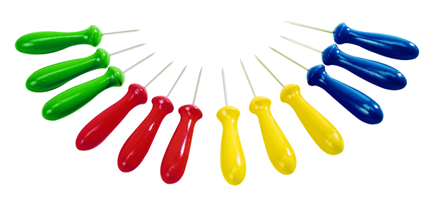 Prickelnadeln "klassisch", L 9 cm, 1 mm Nadel, 12 Stück Prickelnadeln "klassisch", L 9 cm, 1 mm Nadel, 12 Stück