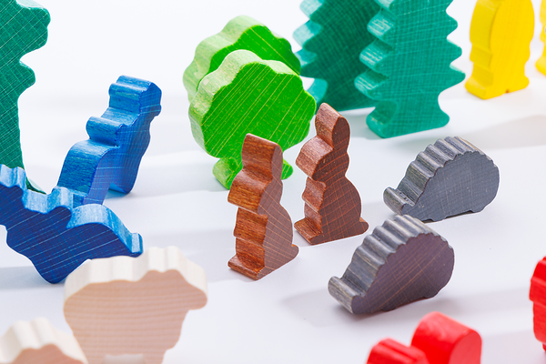 holzfiguren, puzzlefiguren, holzspielzeug, minimalistisches-design, tierformen
