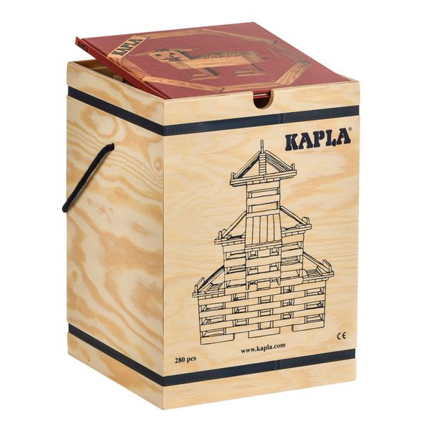 KAPLA 280 Bausteine im Holzkasten und einem Kunstbuch KAPLA 280 Bausteine im Holzkasten und einem Kunstbuch