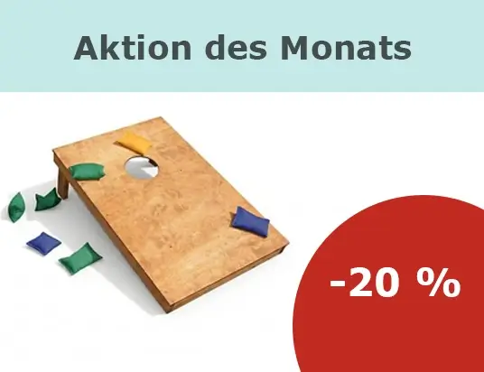Aktionsartikel des Monats: Cornhole Wurfspiel