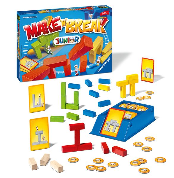 RAVENSBURGER Spiel Make 'n' Break Junior, 2-5 Personen, ab 5 Jahre RAVENSBURGER Spiel Make 'n' Break Junior, 2-5 Personen, ab 5 Jahre