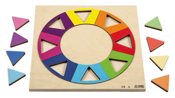 Reliefpuzzle Entdecke Farben und Formen, 2 Puzzle (8+16 Teile), ab 4 Jahre (SONDERANGEBOT)