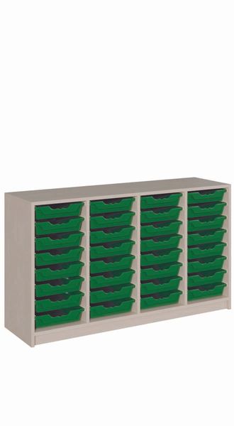 Schubladen, Aufbewahrung, Holzschrank, grüne Schubladen, Aufbewahrungseinheit