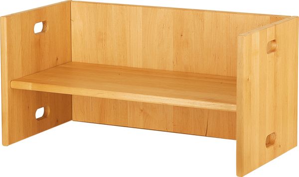 Holzregal, Holzregalboden, Sichtseite, offenes Regal, Holzkonstruktion