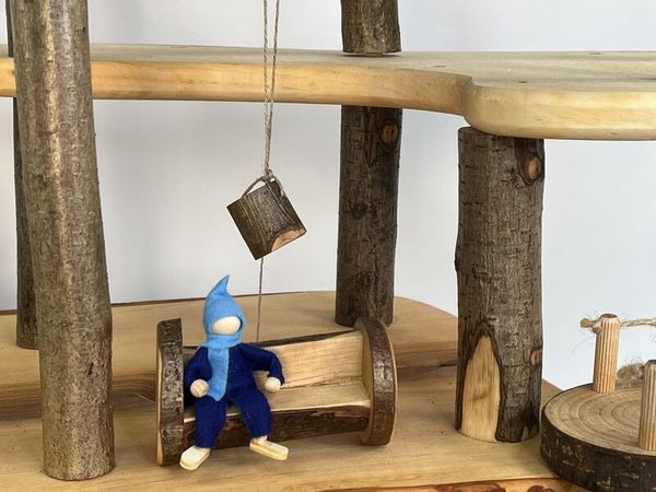 Puppen-Baumhaus groß (LxBxH): 50 x 50 x 65 cm, zerlegt