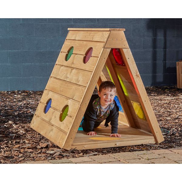 Holzspielhaus, Kletterturm, Piratenspielhaus, Klettergerät, Spielplatz