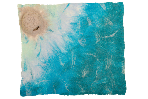 tie-dye, blue, scarf, cotton, pattern
