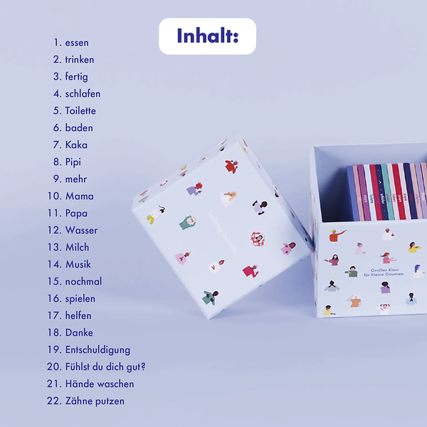 talking hands - Daumenkinos für Gebärden Starter-Set 1, 22 Gebärden