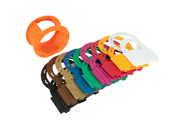 Runde Laternenrohlinge aus 3D-Colorwellpappe, 10 Stück, sortiert