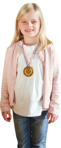Medaille Gold, 12 Stück