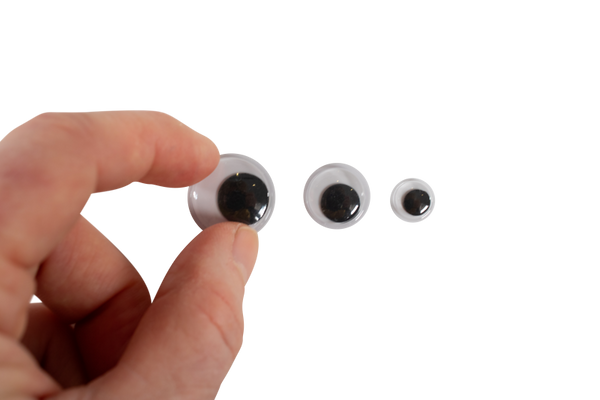 ELVIRAS Wackelaugensortiment, 10 - 20 mm, 250 Stück