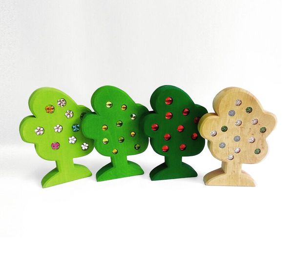 BAUSPIEL Baumset Jahreszeiten, 4 Stück BAUSPIEL Baumset Jahreszeiten, 4 Stück