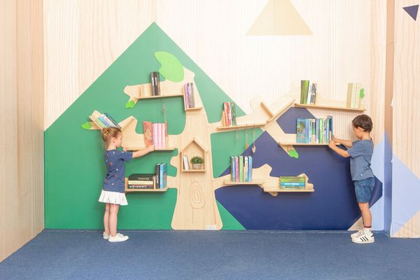 Bücherregal Baum, BxH: 295 x 195 cm
