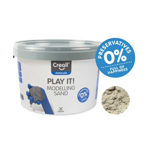 Modelling sand, Play sand, Kleiner Behälter, Sandkörnchen, 0% Preservatives