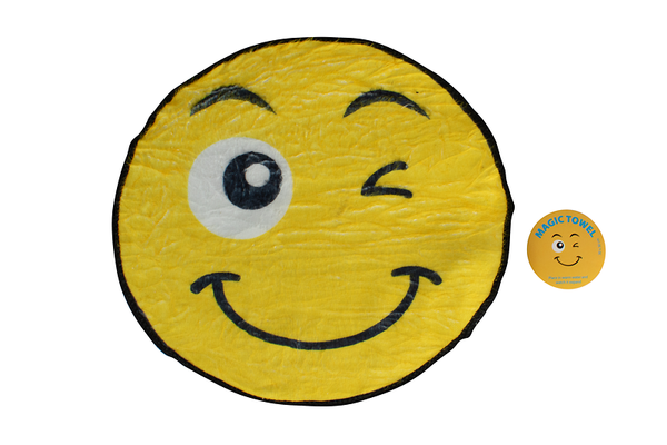 Magisches Handtuch, Smiley, 6 Stk.