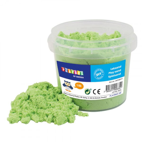 Knete, Knetmasse, Grüne Knete, Playbox, DIY-Knete
