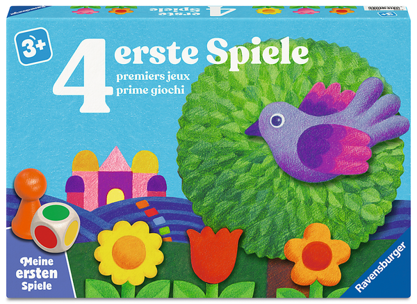 RAVENSBURGER 4 erste Spiele, 3-7 Jahre