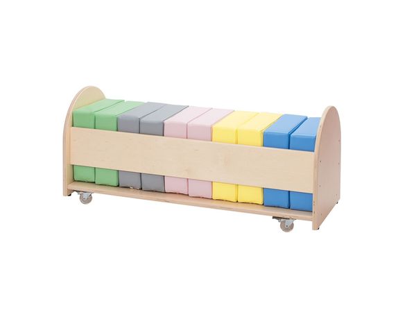 Holzbausteine, Bausteine, Sortierregal, Kreiselbausteine, Kinderzimmer