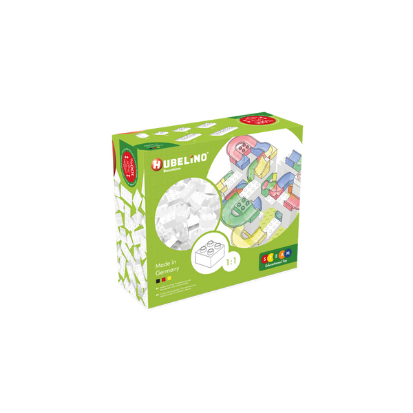 HUBELINO Bausteine weiß, 60 Teile