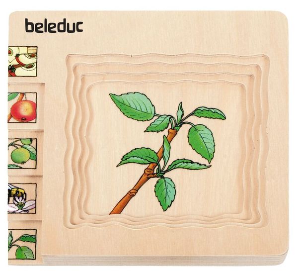 Lagen-Puzzle Apfel, 30 Teile, Holz, ab 4 Jahre Lagen-Puzzle Apfel, 30 Teile, Holz, ab 4 Jahre