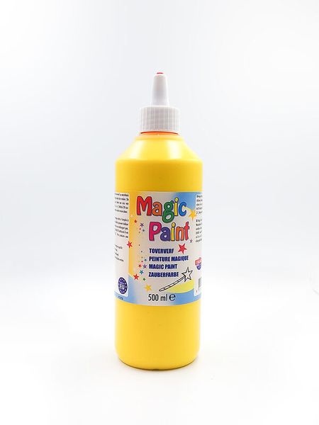 Magic Paint Zauberfarbe, 7er Set, farbig sortiert inkl. Textilmedium, je 500 ml
