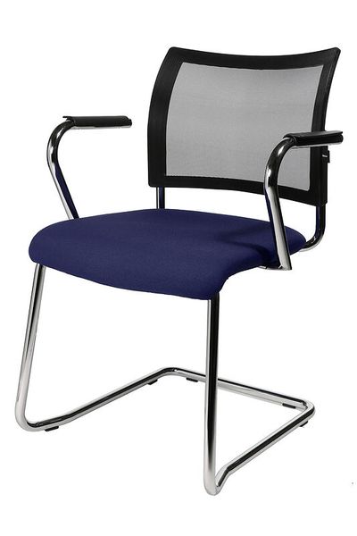 TOPSTAR Besprechungsstuhl Visit 20 Netz mit Armlehne, 2 Stück