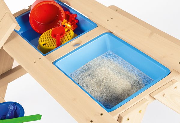 PINOLINO Kindersitzgarnitur Matsch-Nicki für 4, natur