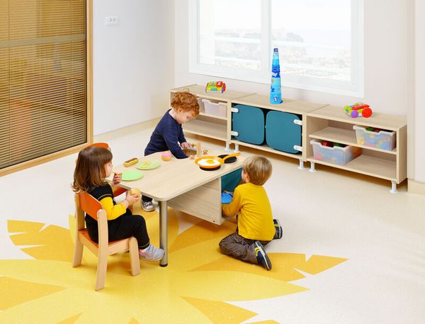 MATHOU Spielküche auf Rollen, 10 Jahre Garantie