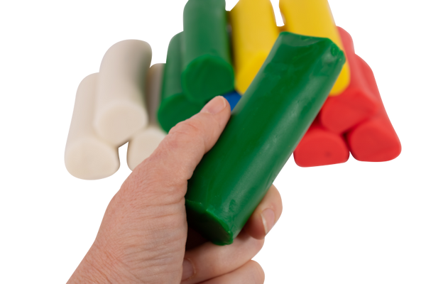 Elviras Super Soft Knete, 5-farbig sortiert, 1.750 g