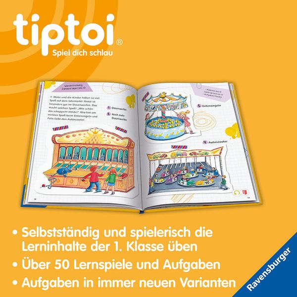 RAVENSBURGER tiptoi® Lern mit mir! Mathe 1. Klasse, ab 6 Jahre RAVENSBURGER tiptoi® Lern mit mir! Mathe 1. Klasse, ab 6 Jahre
