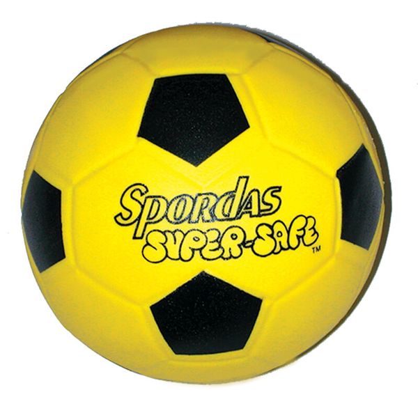 Super-Safe Ball PG Fußball Ø 20 cm, schwarz-gelb, Gewicht 250 g Super-Safe Ball PG Fußball Ø 20 cm, schwarz-gelb, Gewicht 250 g