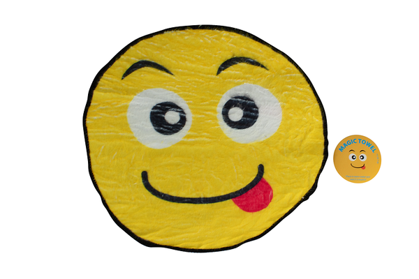 Magisches Handtuch, Smiley, 6 Stk.