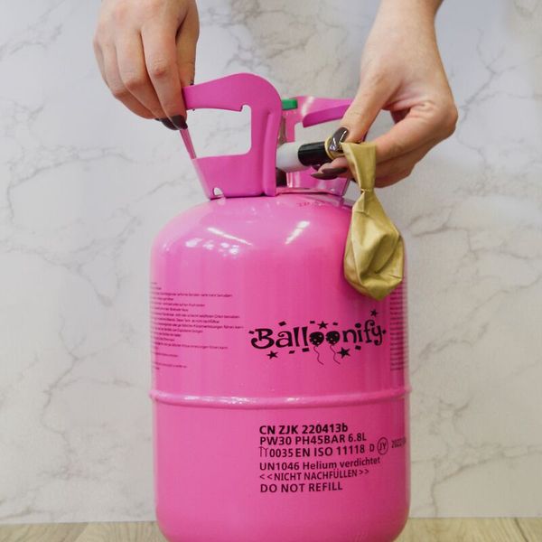 Sprühgerät, Gasflasche, Propangas, Pink, Balloonify